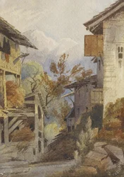 Bauernhäuser in Savoyen