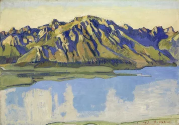 Der Grammont in der Morgensonne. 1917