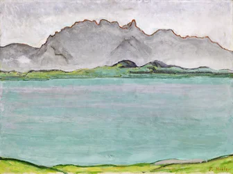Die Stockhorn-Berge und der Thunersee, 1911
