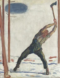 Der Holzfäller, 1910