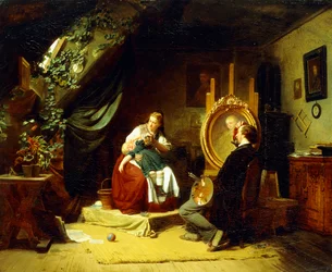 Der unruhige kleine Sitzer, ca. 1860-69