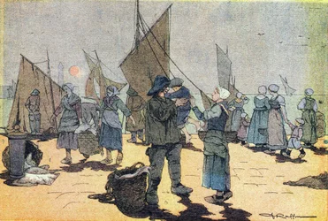 Die Rückkehr vom Fischen, in Imagier de l