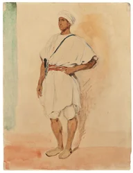 Ein stehender Marokkaner