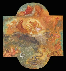 Apollo tötet Python, 1850