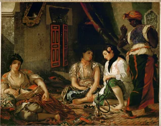 Frauen von Algier in ihrem Apartment