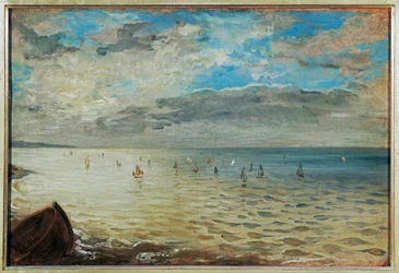 Das Meer von den Höhen von Dieppe aus gesehen