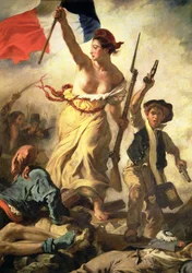 Die Freiheit führt das Volk, 28. Juli 1830 (Detail)