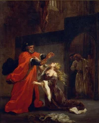 Othello, Akt I, Szene 3: Desdemona zu Füßen ihres Vaters, 1852