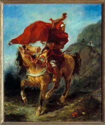 Das Signal. Gemälde von Eugene Delacroix (1798-1863)