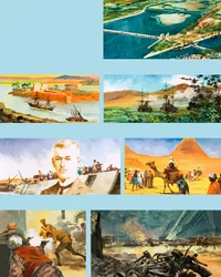 Szenen aus der Geschichte des Nils