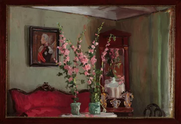 Saloninterieur in Bohdanów - Malven
