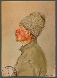 Ein russischer Soldat hört die Messe, Gustrow