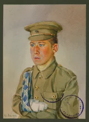 Georges Haskell, britischer Soldat bei den Royal Scott Brighton, Gustrow