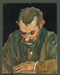 Phongeron liest den Brief seiner Frau, Gustrow