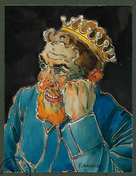 Porträt von Delatroche, Lagerkoch, Gustrow