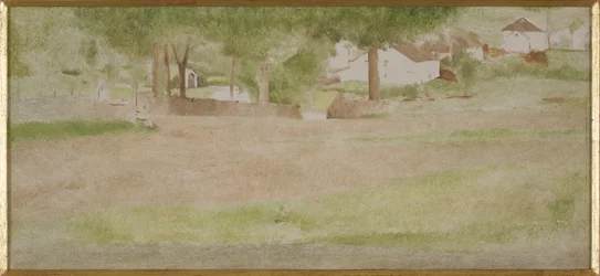 Landschaft mit Brücke bei Fosset