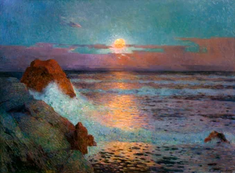 Sonnenuntergang am Meer, 1925