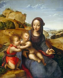 Madonna und Kind mit dem kleinen Heiligen Johannes