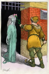 Illustration von Filiberto Scarpelli für die Fabel 