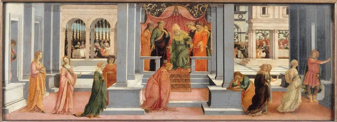 Esther vor Ahasverus, 1478-1480