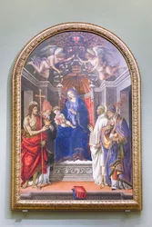 Madonna und Kind auf dem Thron mit Johannes dem Täufer und Heiligen, bekannt als Otto-Altar