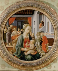 Madonna und Kind; Szenen aus dem Leben der Heiligen Anna