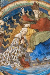 Jungfrau Maria und Gott (Detail)