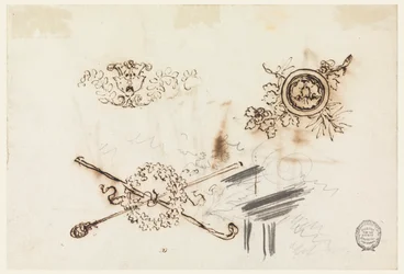 Studien von Masten und Ornamenten