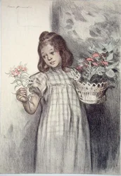 Die Blumenverkäuferin, aus 