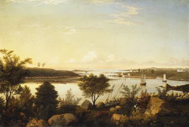 Der Annisquam River in Richtung Ipswich Bay