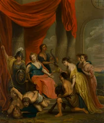 Ein allegorisches Gemälde der Gerechtigkeit