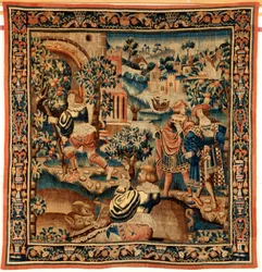 Flämische Tapisserie. 16. Jahrhundert.