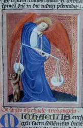 Seite aus der Legenda Aurea, Brügge, ca. 1400-10