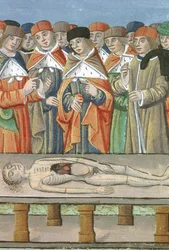 Dissektion, aus De Medina Fen I. II, von Avicenna (980-1037)
