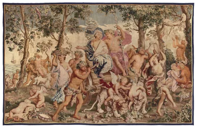 Mythologischer Wandteppich, spätes 17. Jahrhundert