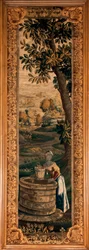 Palast. Das Museum. Flämischer Wandteppich. 18. Jahrhundert