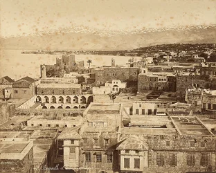 Panoramablick auf Beirut, Libanon