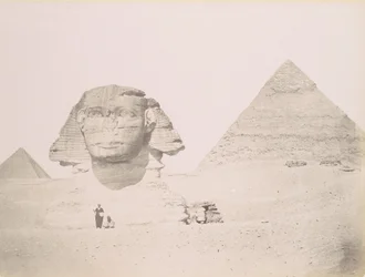 Pyramiden und die Sphinx, 1860er-70er Jahre, gedruckt ca. 1870