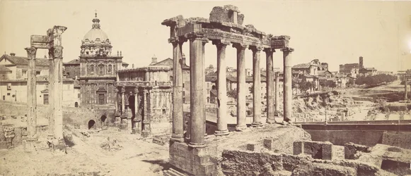 Das Forum Romanum, ca. 1870er Jahre