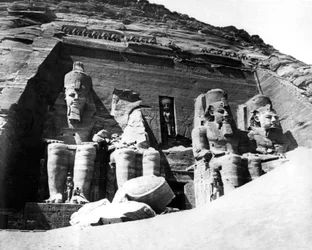 Der Tempel von Abu Simbel, Nubien, Ägypten, 1878