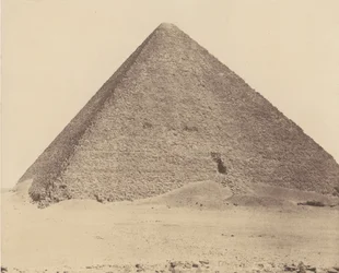 Djizeh Nekropole von Memphis, Cheops-Pyramide Große Pyramide, 1851-52, gedruckt 1853-54