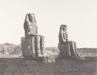 Gournah Theben, Kolosse, der rechte genannt Memnon