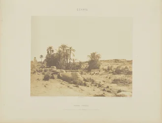 Karnak (Theben). Allee der Sphinxen - Gesamtansicht vom Punkt G