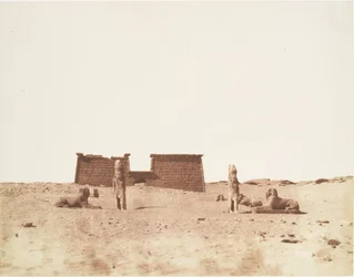 Sébôuah, Gesamtansicht des Tempels, veröffentlicht 1851