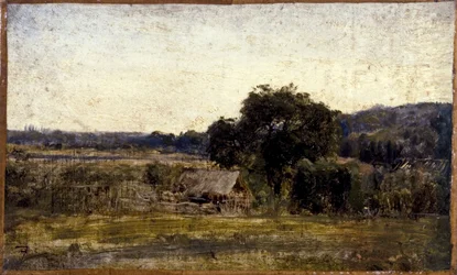 Reetdachhaus, zwischen 1850 und 1860