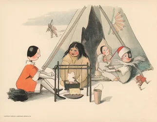 Illustration für Die Golliwoggs Polarabenteuer