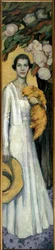 Porträt von Emily MacFadden mit ihrer Katze