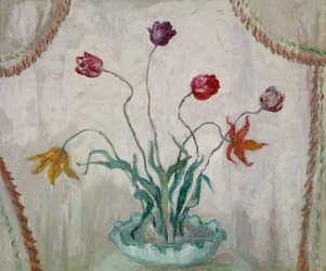 Schale mit Tulpen