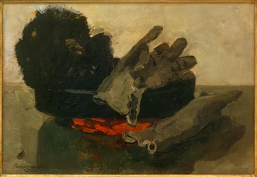 Hut und Handschuhe