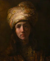 Junger Mann mit Turban